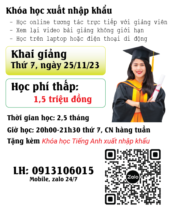 khóa học xuất nhập khẩu